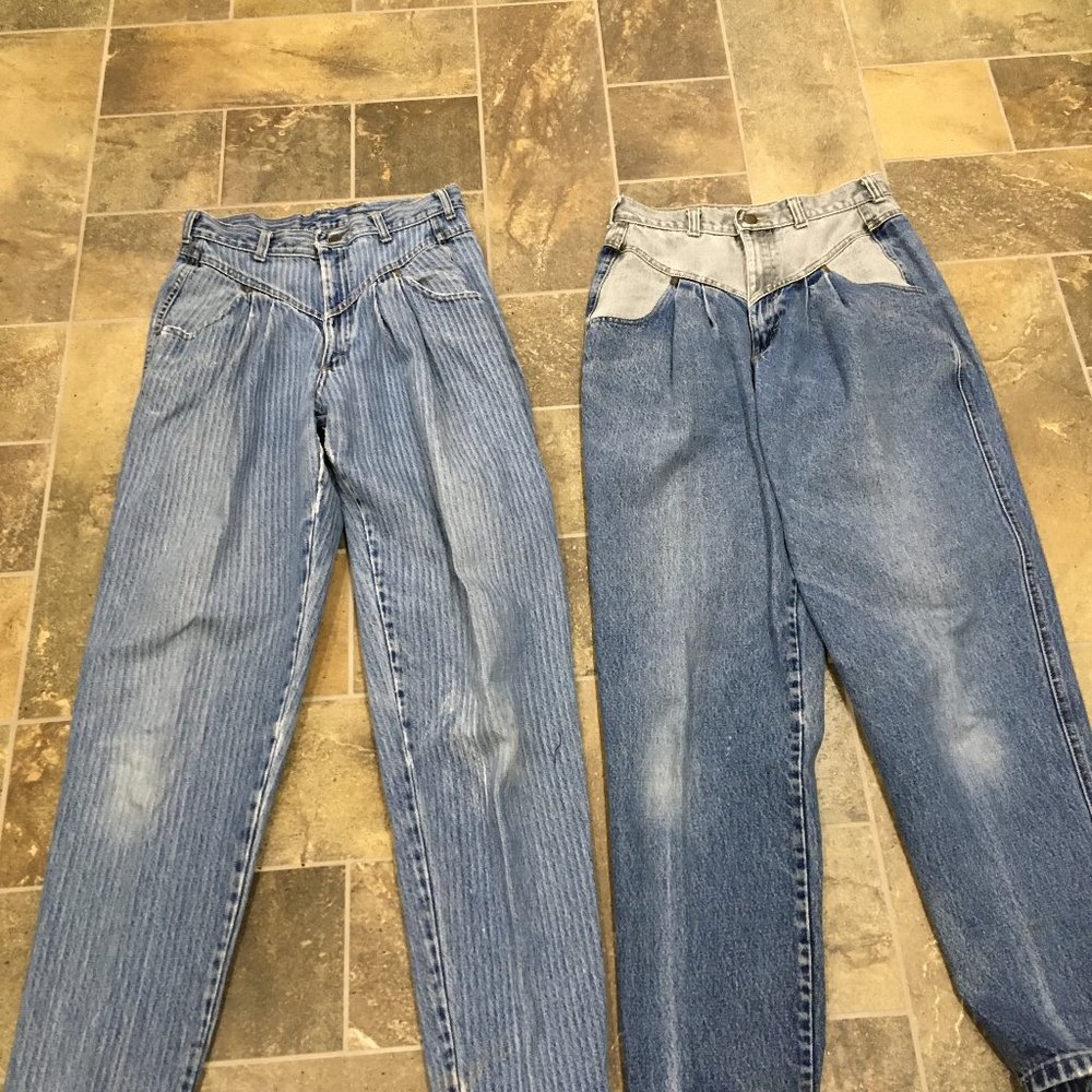 2 pair of Zena Jeans from the 1970's